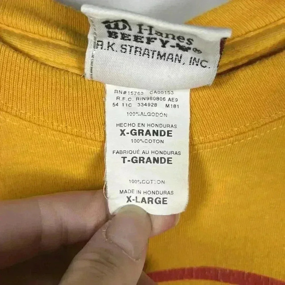 Harley Davidson cut off tshirt womens XL yellow casual biker eagle jackson hole - Picture 2 of 6